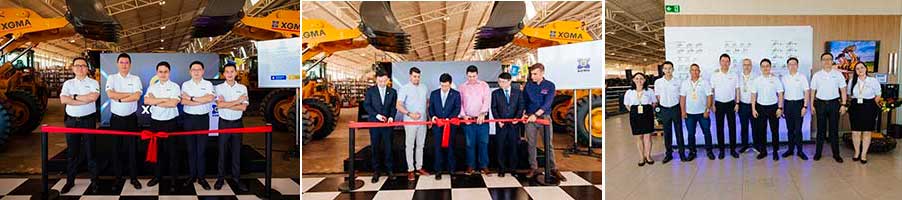 XGMA inaugura centro de distribuição e apresenta miniescavadeira elétrica