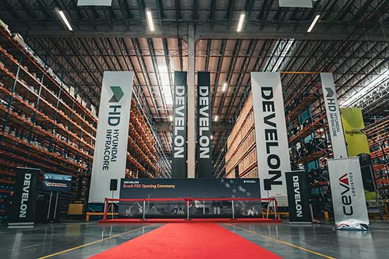 Develon inaugura Centro de Distribuição de Peças em Jundiaí