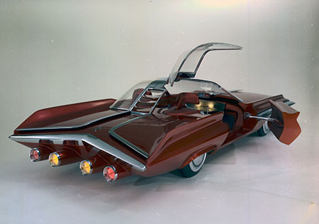 O conceito futurista da Ford dos anos 60 com motores intercambiáveis e navegador GPS
