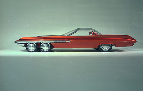 O conceito futurista da Ford dos anos 60 com motores intercambiáveis e navegador GPS