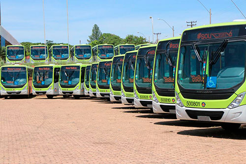 BsBus inicia nova era no transporte coletivo de Brasília com 473 ônibus urbanos Mercedes-Benz OF 1721