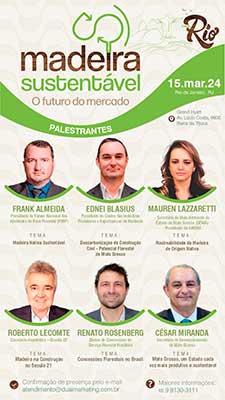 Divulgada programação do evento Madeira Sustentável: O futuro do mercado