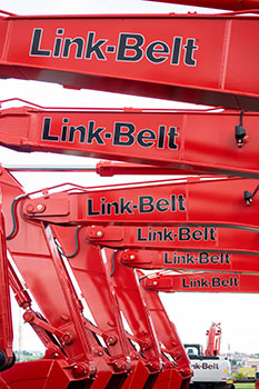 Link-Belt ultrapassa a marca de duas mil escavadeiras vendidas na América Latina.