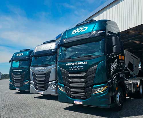 SVD inicia 2024 com nova frota de caminhões Euro 6 zero quilômetro