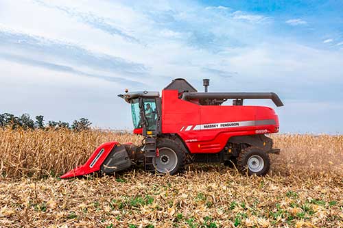 Tecnologias para operação em terrenos inclinados são destaques da Massey Ferguson na Expodireto
