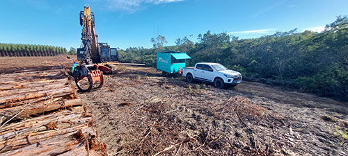 Empresa cria oficina móvel para dar manutenção às máquinas de corte no próprio campo