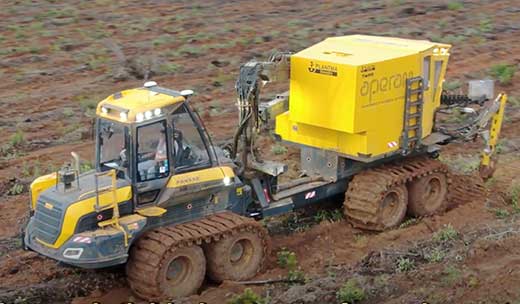 Aperam BioEnergia adquire máquinas inéditas no Brasil que mecanizam plantio de florestas renováveis em período de chuvas