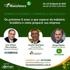 8º Fórum de Manufatura irá conectar líderes industriais em São Paulo