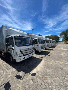 Foton fornece 75 caminhões para