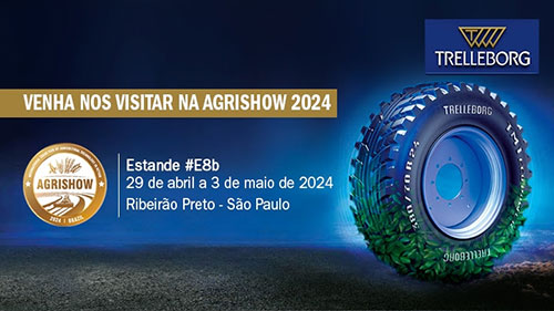 Trelleborg impulsiona a agricultura sustentável no Brasil com pneus e rodas de ponta