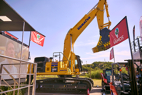 Vamos apresenta locação de linha amarela na M&T Expo