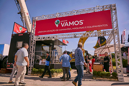 Vamos apresenta locação de linha amarela na M&T Expo