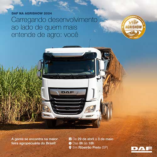 DAF Caminhões marca presença na Agrishow 2024 com as melhores soluções para o agronegócio