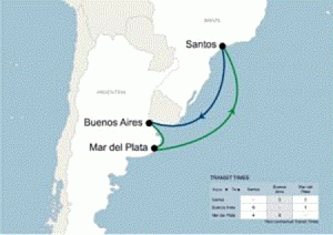 O Grupo CMA CGM lança ATLAS, o novo serviço expresso de Mar del Plata para Santos