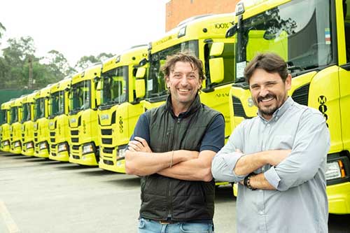 AMAGGI recebe primeiros caminhões movidos a B100 na fábrica da Scania