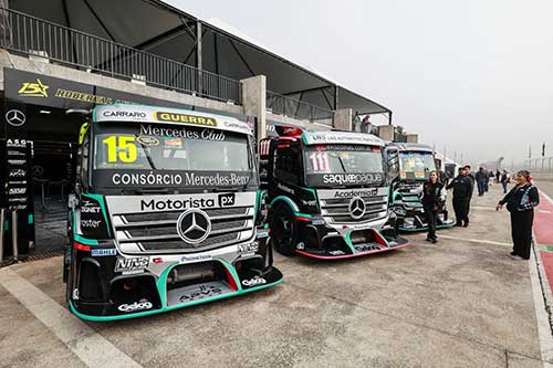 Pilotando seu Actros Mercedes-Benz, Bia Figueiredo vence em Potenza e chega à terceira vitória na Copa Truck 2024