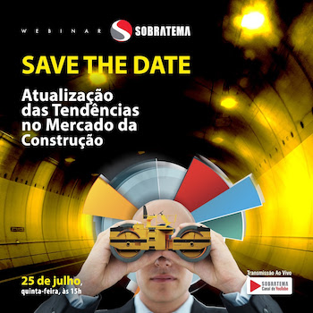 Webinar Sobratema abordará panorama do mercado de máquinas para construção em 2024