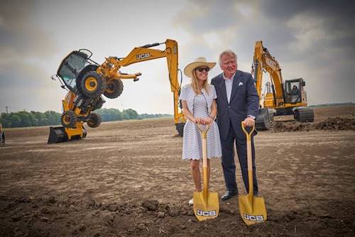 JCB INICIA A CONSTRUÇÃO DE UMA NOVA FÁBRICA DE US$ 500 MILHÕES NA AMÉRICA DO NORTE