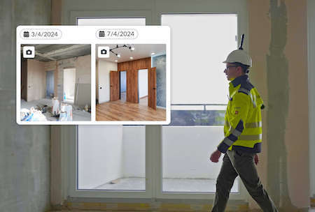 Antes e depois: plataforma para a digitalização de obras lança função de imagens em 360º dos canteiros
