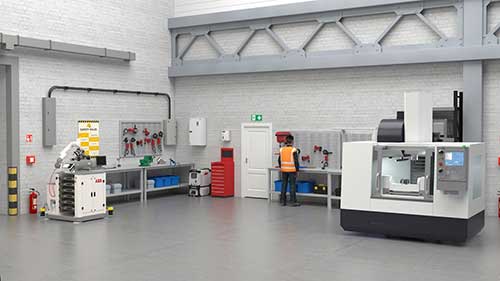  Nova célula de gerenciamento de máquinas da ABB simplifica a automação para compensar a falta de mão de obra
