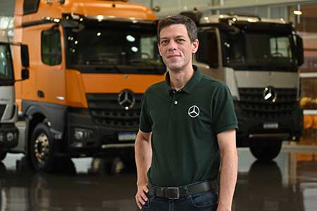 Mercedes-Benz do Brasil é líder em tecnologias de automação para caminhões em ambientes controlados