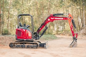 Mercado de locação de máquinas para construção civil movimenta cerca de 59% do total das vendas de miniescavadeiras da YANMAR