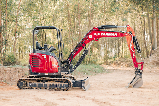 Mercado de locação de máquinas para construção civil movimenta cerca de 59% do total das vendas de miniescavadeiras da YANMAR