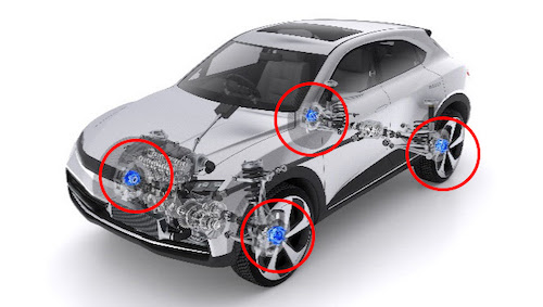  NTN desenvolve rolamentos de rodas de baixa fricção para EVs e HEVs