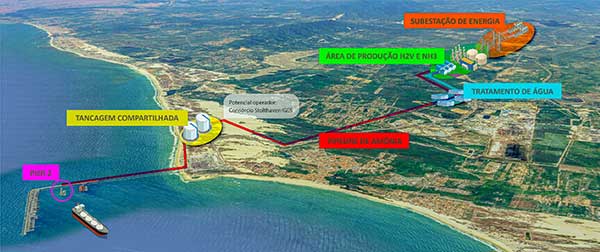 Stolthaven Terminals é selecionada como operadora do primeiro terminal de exportação de amônia verde do Brasil