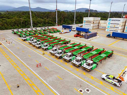 Porto Itapoá tem a maior frota de caminhões elétricos do Brasil