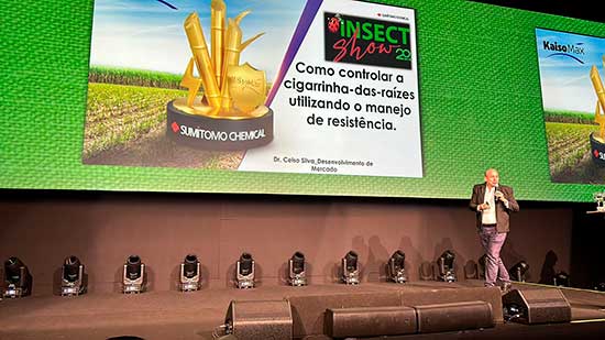 Sumitomo Chemical estará presente no InsectShow apresentando soluções para o manejo integrado da cigarrinha-das-raízes