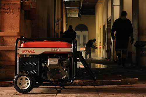 Geradores STIHL que atuaram na limpeza pós-enchente têm pré-lançamento na Expointer 2024