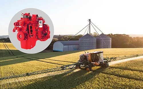 Pulverizador brasileiro, Stara Imperador 4000 com motor Cummins QSB 6.7, é exibido no maior evento norte-americano do setor agrícola.