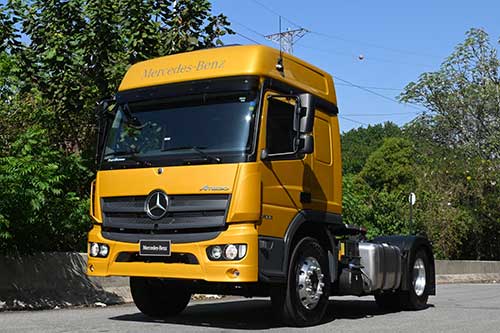 Mercedes-Benz lança novos modelos on-road e off-road dos caminhões extrapesados Atego
