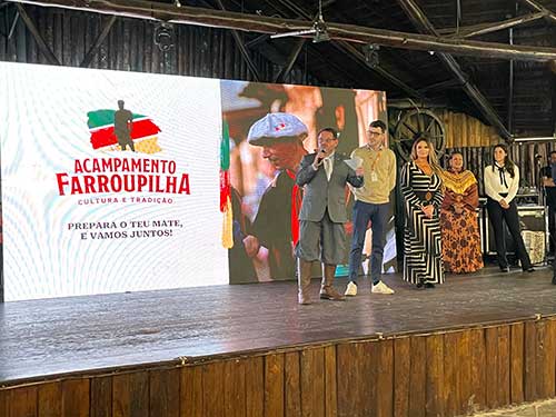 SETCERGS participa do lançamento do Acampamento Farroupilha de Porto Alegre