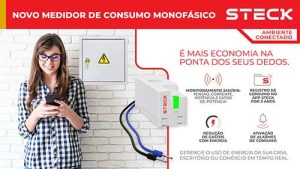 Steck lança Medidor de Consumo Monofásico para gerenciamento de energia em tempo real