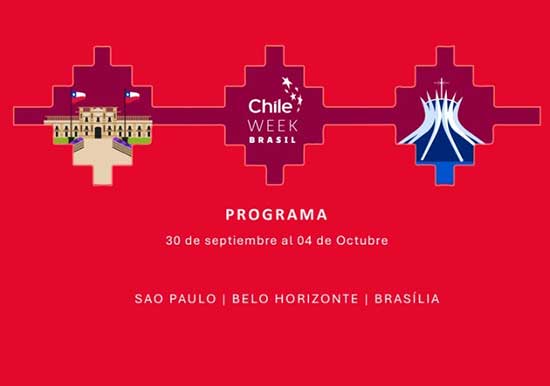 Capital de SP, MG e Brasília recebem a Chile Week Brasil 2024