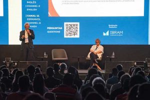 Mudanças climáticas e a geopolítica para a mineração foram temas abordados pela ex- ministra do Meio Ambiente, Izabella Teixeira na EXPOSIBRAM