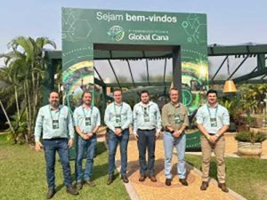 Biodefensivo macrobiológico Vittia aplicado via drone é destaque na Global Cana 2024