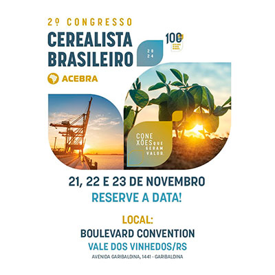 Vem aí o 2° Congresso Cerealista Brasileiro