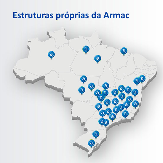 Armac amplia atendimento e cria estruturas em todo País