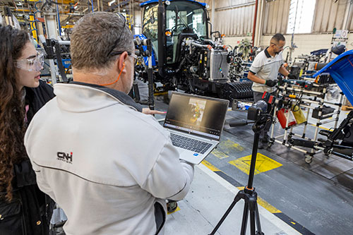 CNH aprimora a segurança no local de trabalho com tecnologia ergonômica