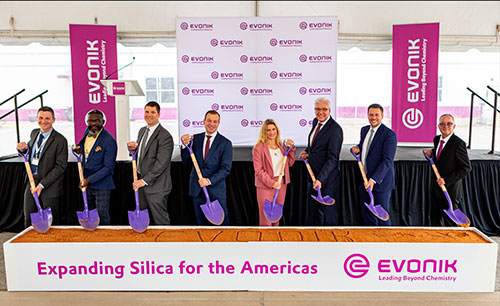 Evonik inicia expansão significativa de sílica na unidade de Charleston (EUA)