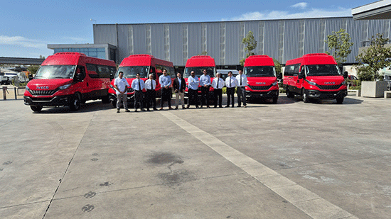 Mineração pesada do Chile utiliza veículos IVECO BUS para transporte de passageiros