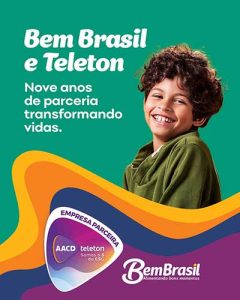 AACD e Bem Brasil renovam parceria para Campanha AACD Teleton 2024