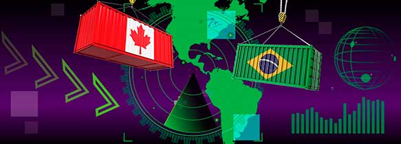 Canadá se torna 9º principal destino das exportações brasileiras