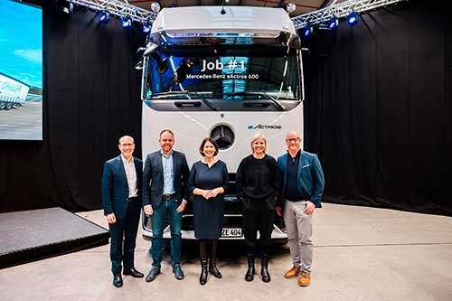Daimler Truck dá início à produção em série do Mercedes-Benz eActros 600, caminhão elétrico à bateria para longas distâncias