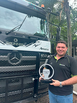 Smart Machine da Grunner com a Mercedes Benz é eleita Truck Innovation Award Latin America 2025