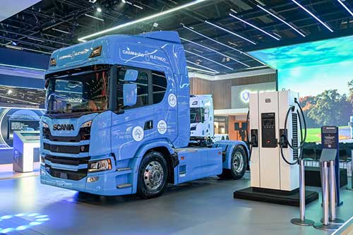 Fenatran 2024: Scania apresenta o portfólio sustentável mais completo do mercado e segue liderando a transição energética