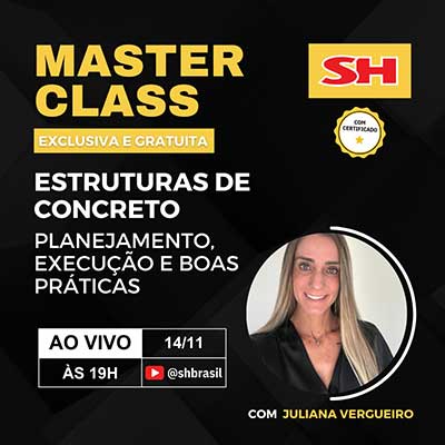 Empresa carioca de engenharia promove masterclass com foco em estruturas de concreto